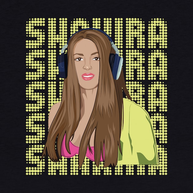 Shakira colombian singer by HarlinDesign